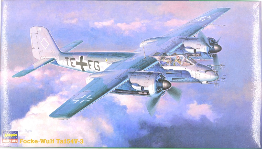 Hasegawa Focke Wulf Ta 154 Build in 1/72 Scale Part I – Inch High Guy