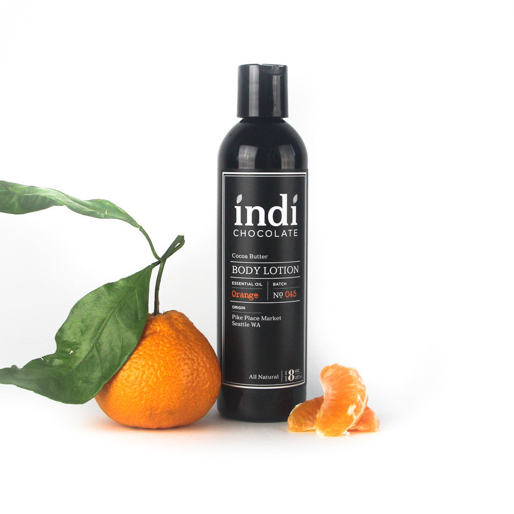 Chocolate Orange Lotion - indi chocolate