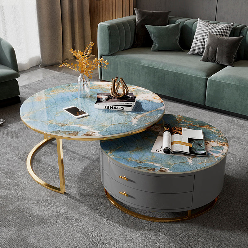 INDOORPLUS公式/ ローテーブル 西海岸風 8色 マーブル デザイン性 高級