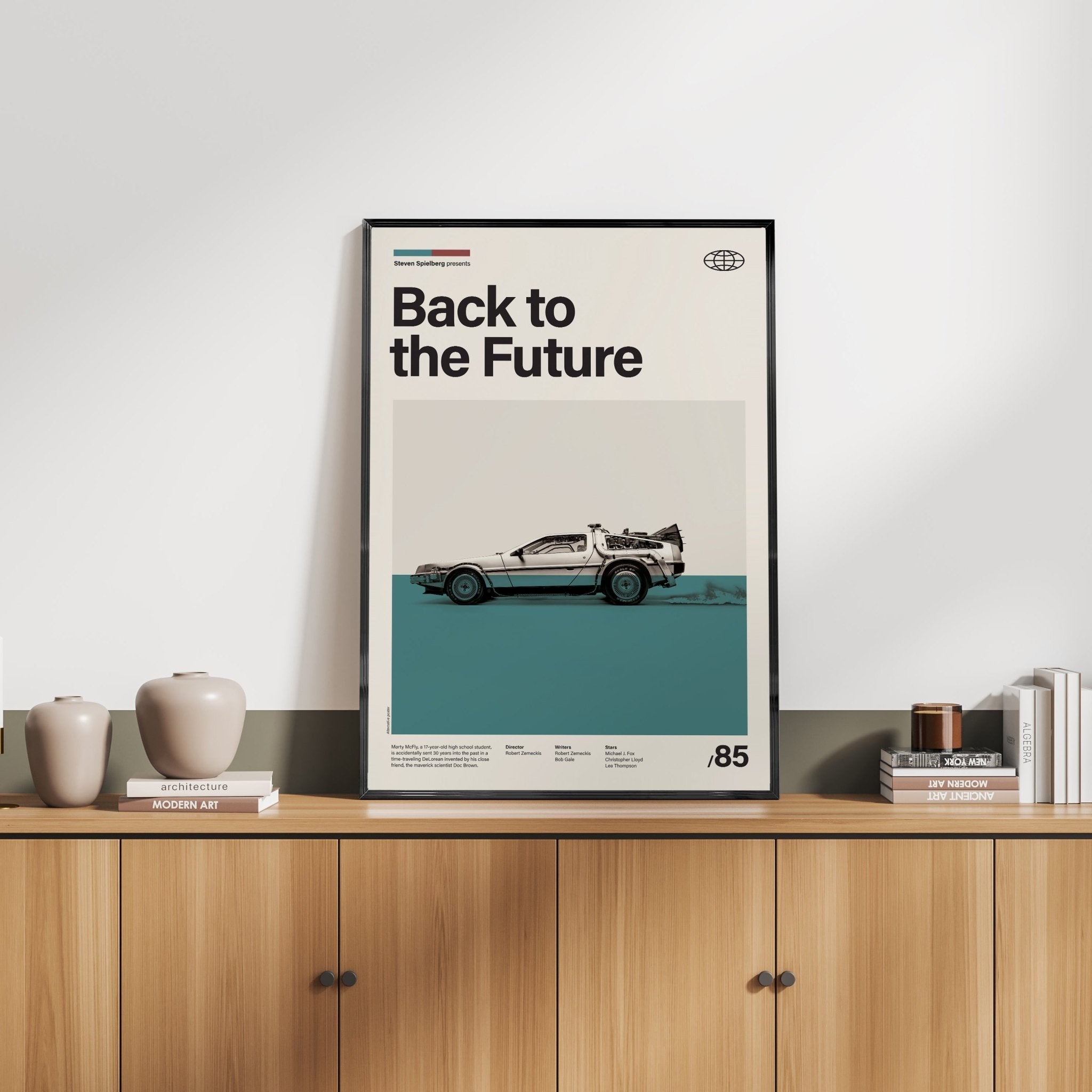 バック・トゥ・ザ・フューチャー」ミニマリストアートポスター – Ink Jp