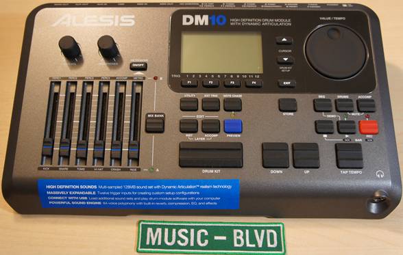 Alesis DM10 Drum Module - Music Boulevard บริษัท มิวสิค บูเลอวาร์ด