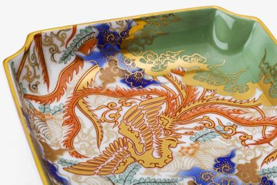 桐鳳凰紋 角4号飾皿 | 深川製磁/フカガワセイジ | 三越伊勢丹