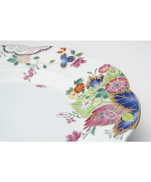 染錦絢爛草花絵 盛皿 | 深川製磁/フカガワセイジ | 三越伊勢丹