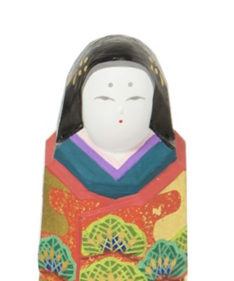 送料無料】奈良一刀彫 義山作 立雛 5号（三越） | 義山/ギザン | 三越
