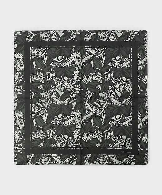 カカオ柄プリントハンカチ（2002589004） | TAKEO KIKUCHI