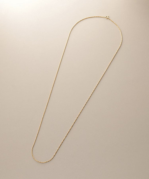 K18クリスクロスチェーン ネックレス（60cm