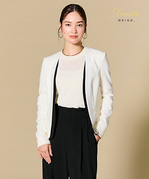 セットアップ対応】CINDY ／ ダブルカラージャケット