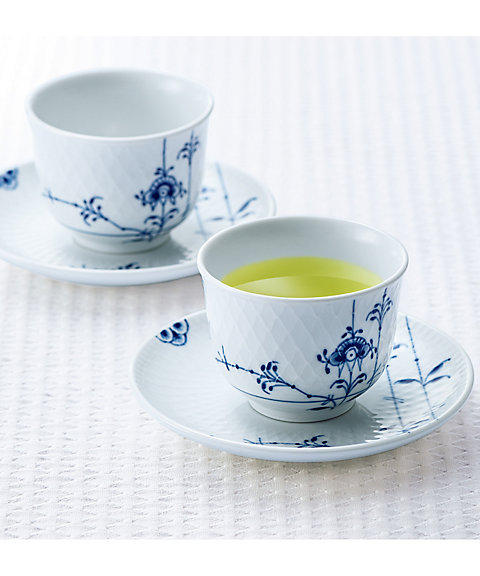 ロイヤル コペンハーゲン〉ブルーパルメッテ ペアティーセット