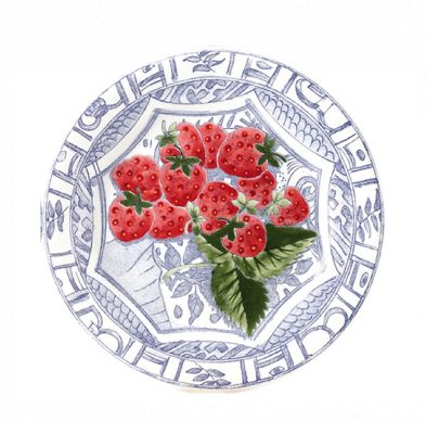 ☆オワゾブルー・フルーツ デザートプレート4枚セット | GIEN/ジアン