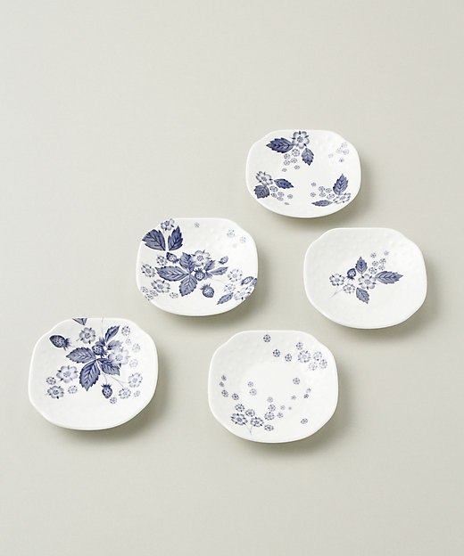 ストロベリー ブルーム インディゴ ソイディッシュ 5枚セット