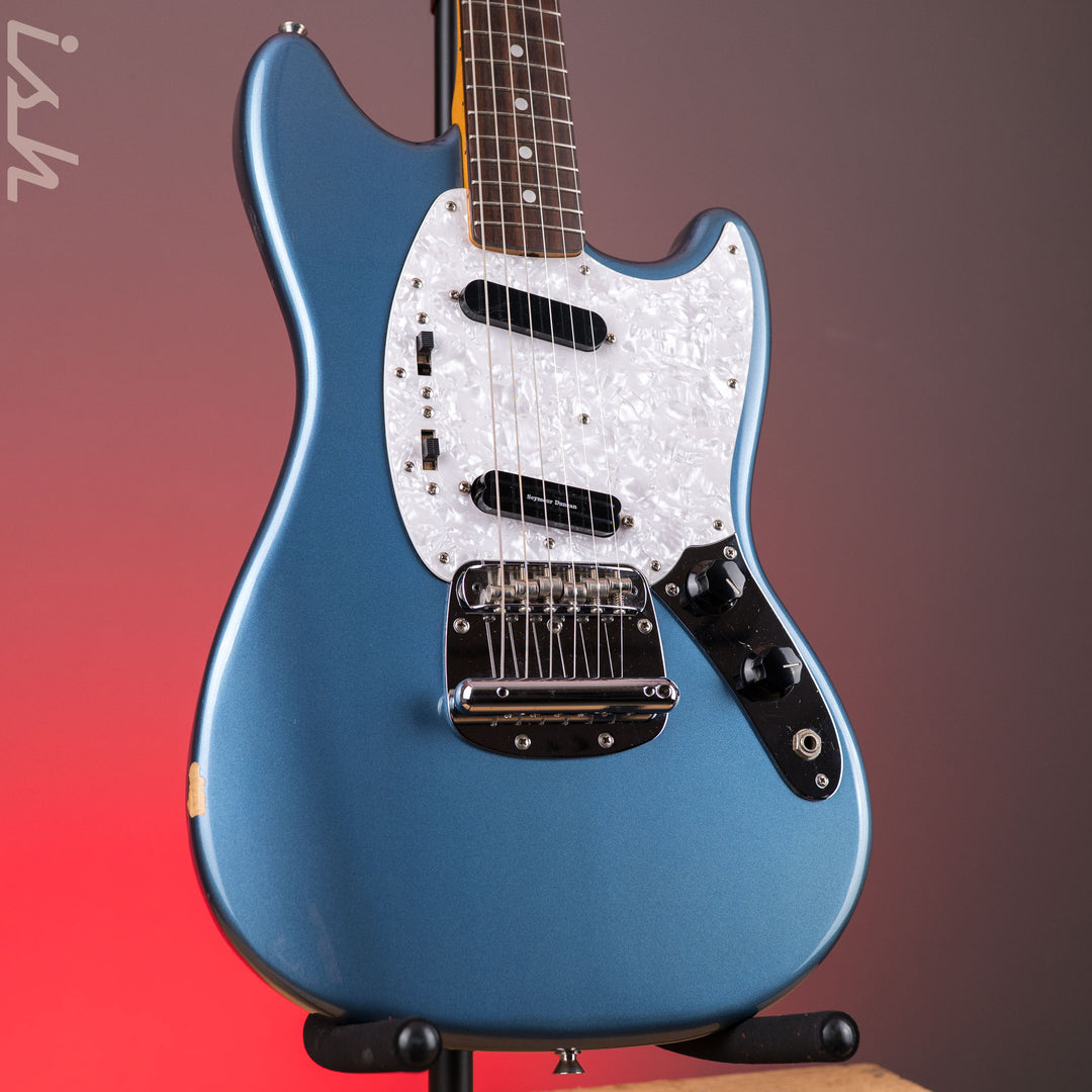 1994 Fender MG-69 MIJ Mustang Blue – Ish Guitars