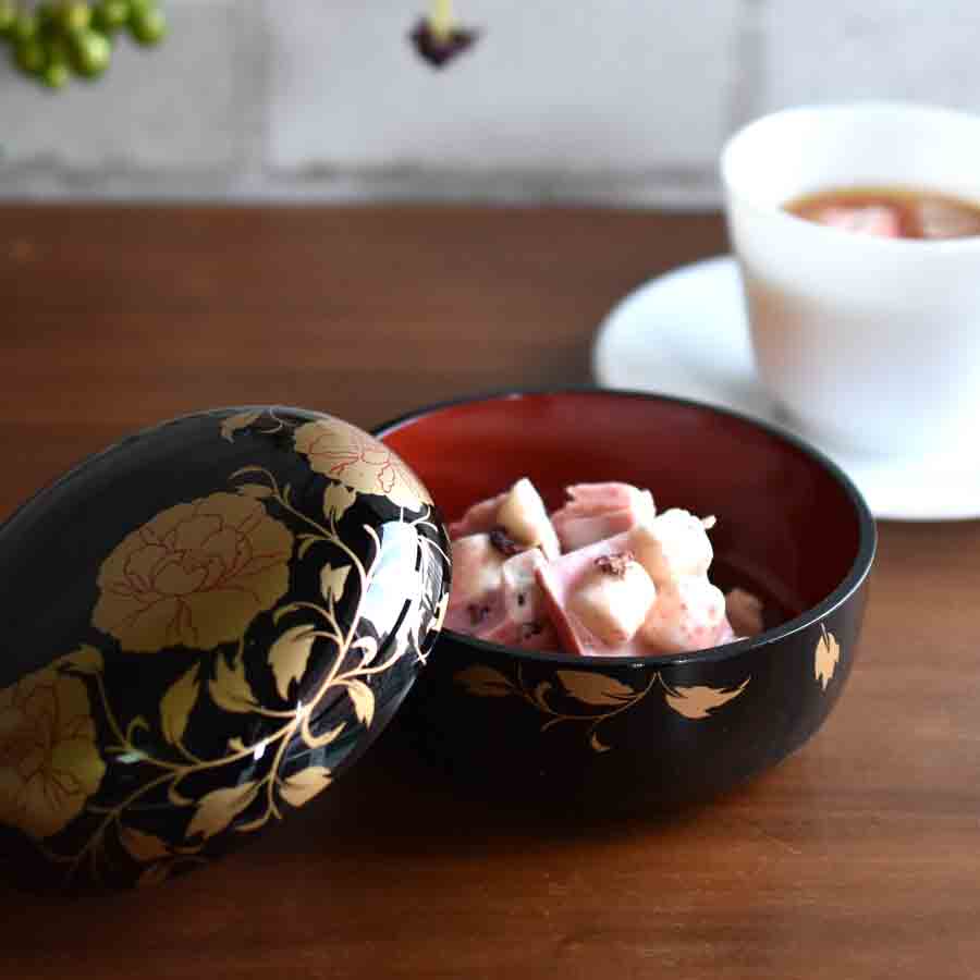 ボンボニエール 華唐草 黒 【まとめ買い割引】 キャンディーボックス