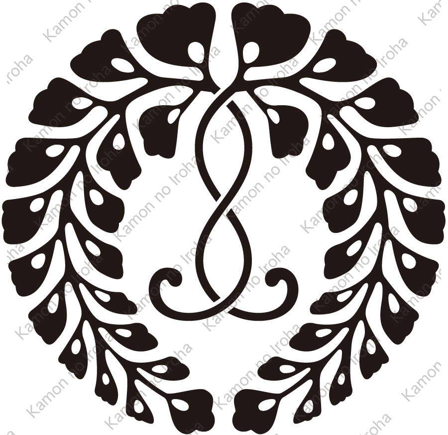 九条藤紋（くじょうふじ）：家紋のいろは