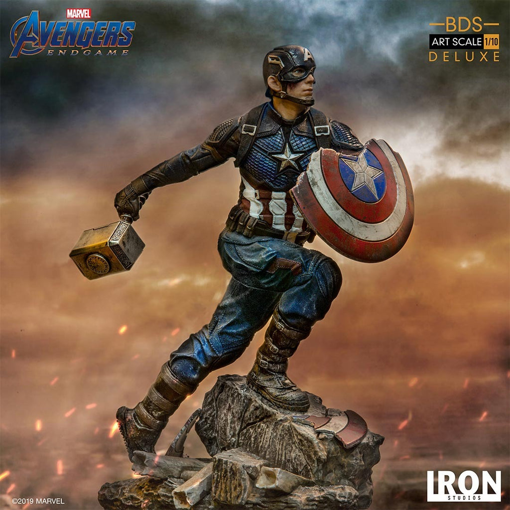 Statue Captain America Deluxe - Avengers: End Game - Art Scale 1