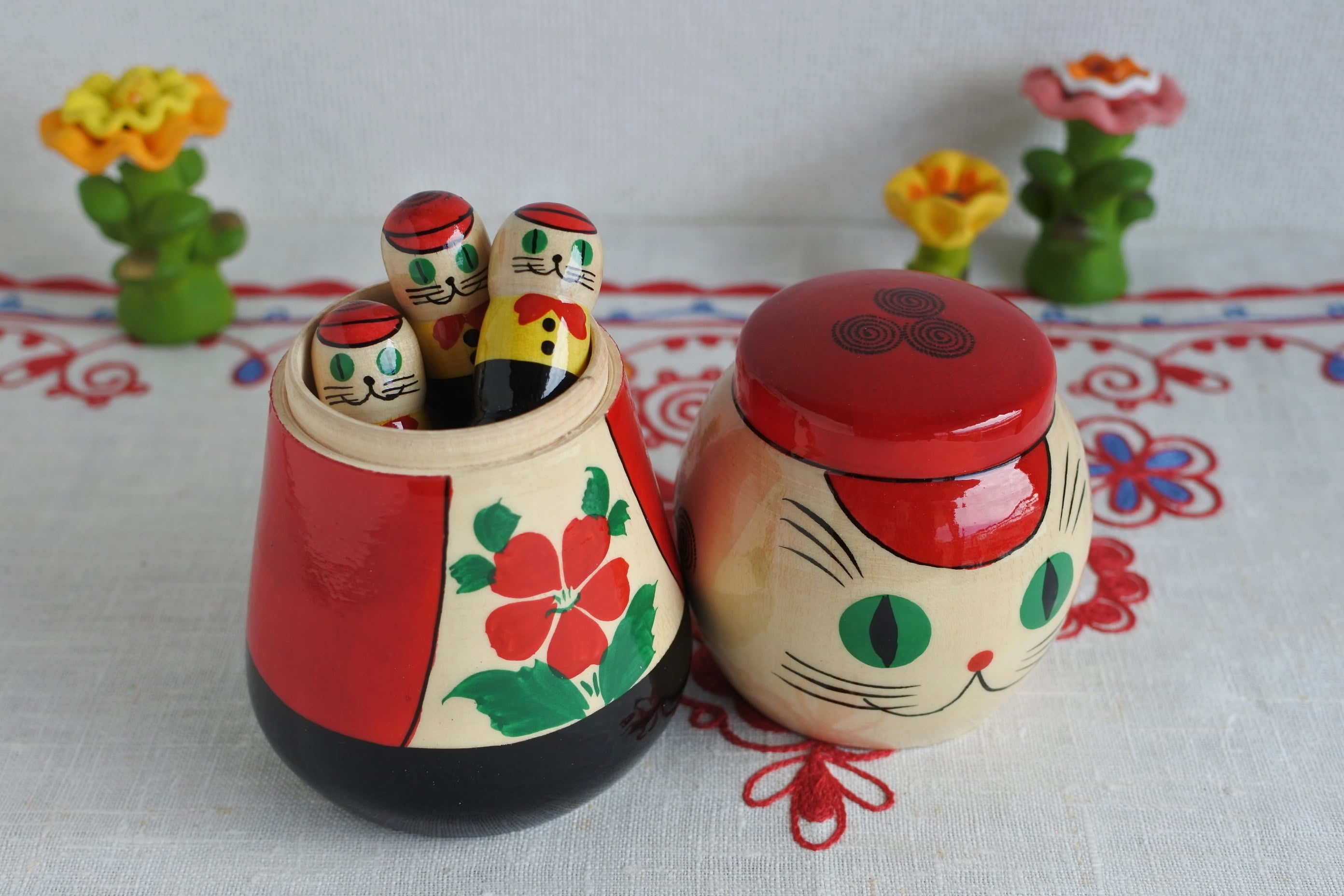 ロシア雑貨 マトリョーシカ 6P 7P 8P 10P 11P 12P ロシア各地の工房