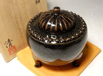 人間国宝 原清『鉄釉香炉』】茶道具・煎茶道具の買取実績一覧 - いわの美術