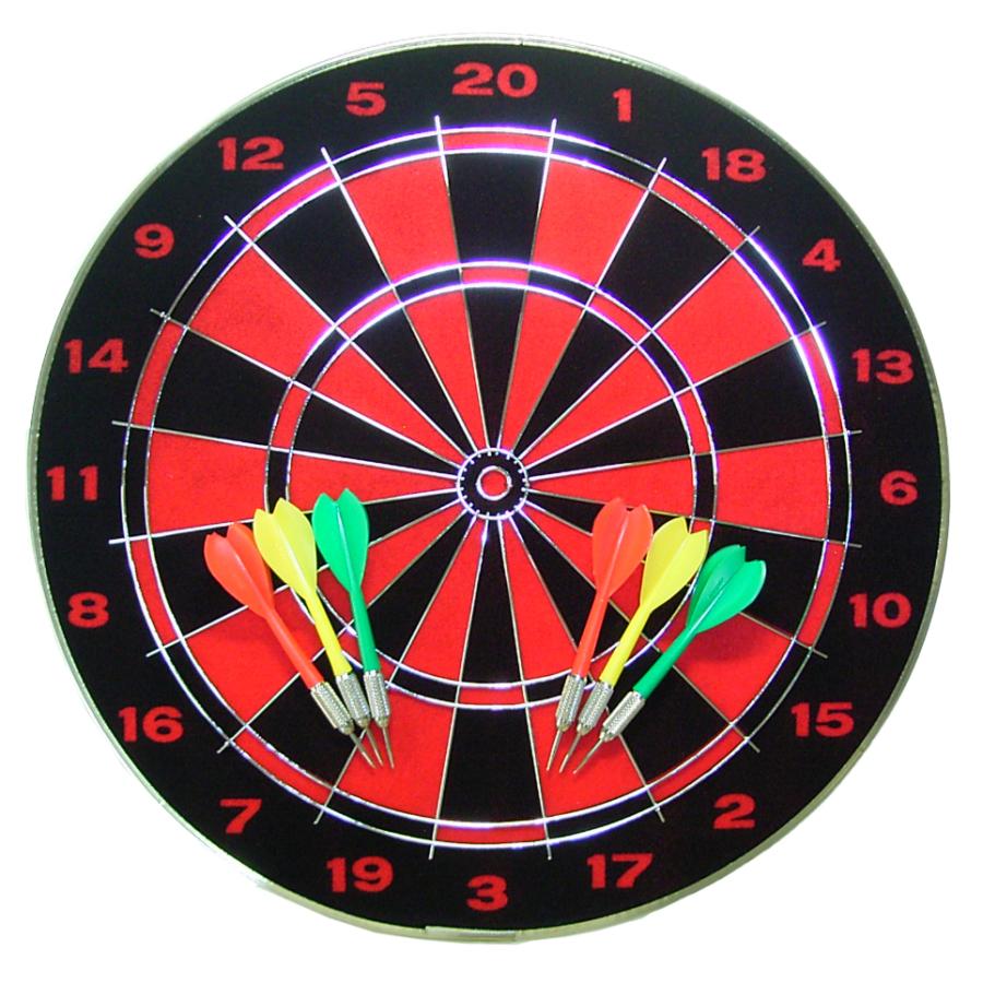 ダーツボード 昭和レトロでレアなクラフトハードダーツ セット DX-4300