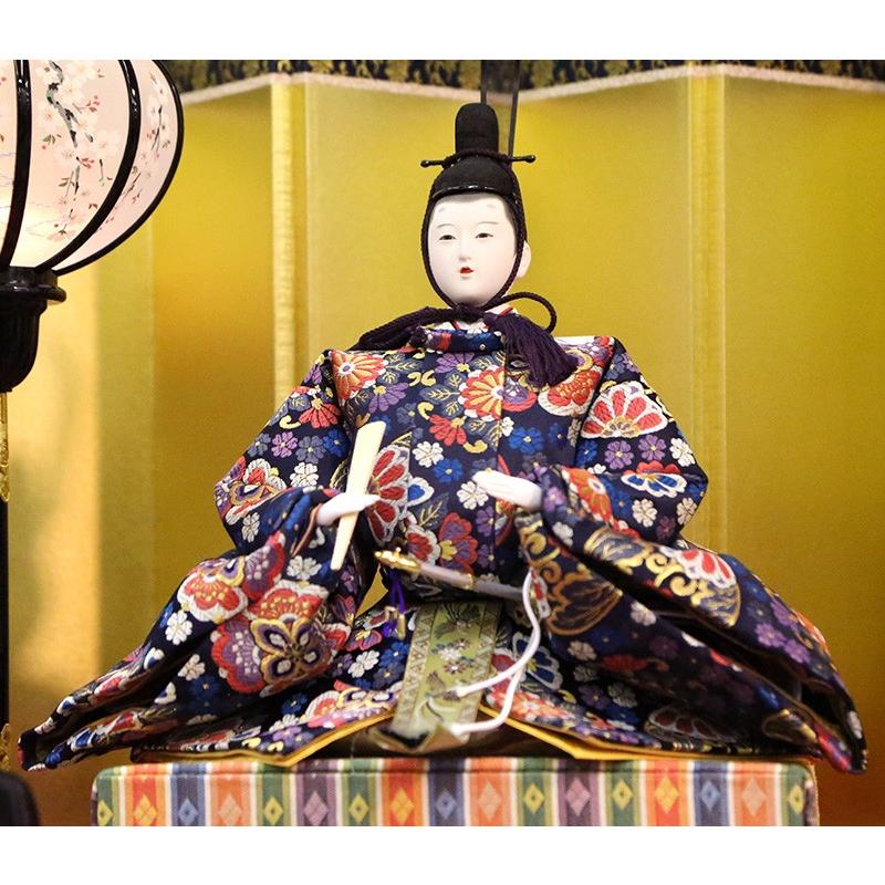 久月 雛人形 飾り方 七段 よろこび雛 九番親王 大三五揃 h023-k-7020