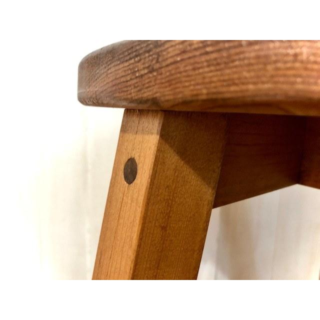 丸スツール 52cm 木製 スツール ナチュラル カントリー □ダーク