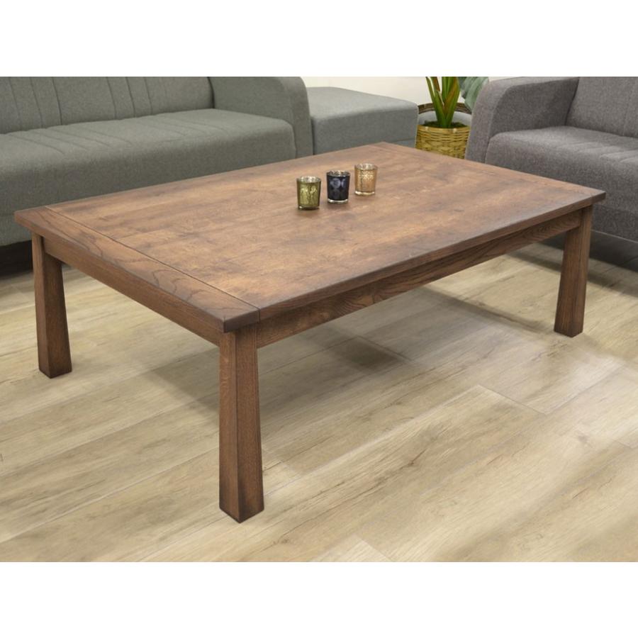 ウッド こたつテーブル Bran［ブラン］ 120cm幅 ダークブラウン : 家具