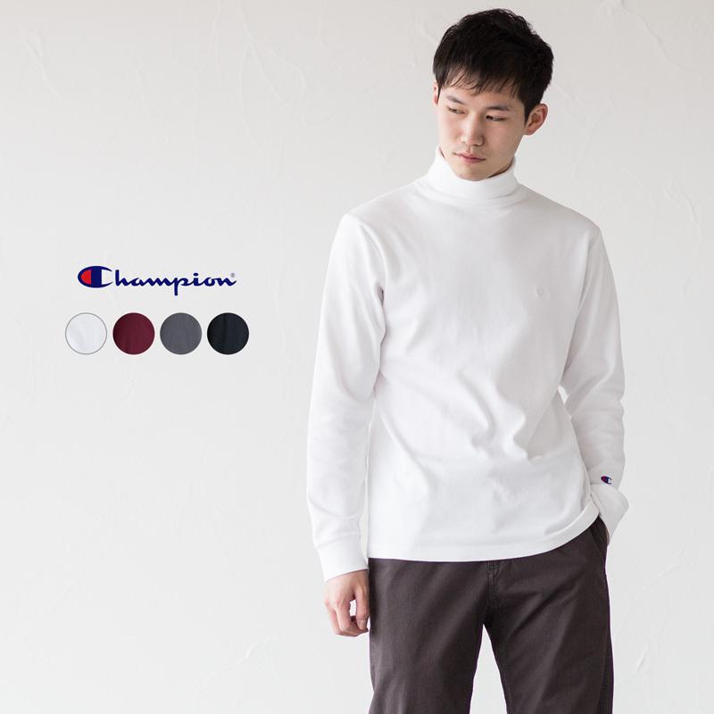 チャンピオン ベーシック タートル ネック ロング スリーブ Tシャツ C3