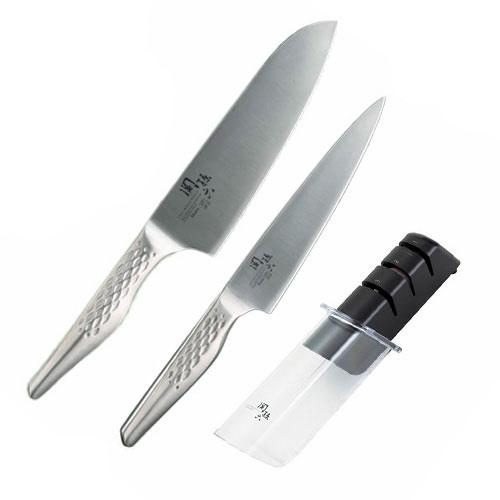 貝印 関孫六 匠創 三徳3点セット 三徳包丁 ペティーナイフ シャープ