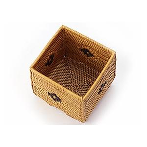 アタ 小物入れ(スクエア) アジアン雑貨 バリ おしゃれ かご リゾート