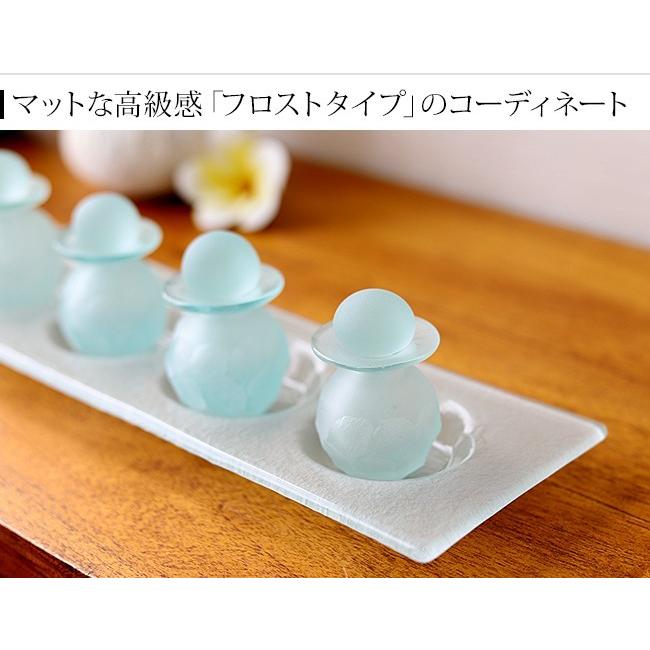 オイルボトルS用ホルダー ガラス5つ用 プレート 台 バリガラス