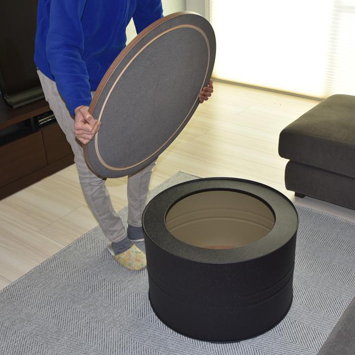 ドラム缶テーブルDRM380 D65×H38cm センターテーブル ローテーブル