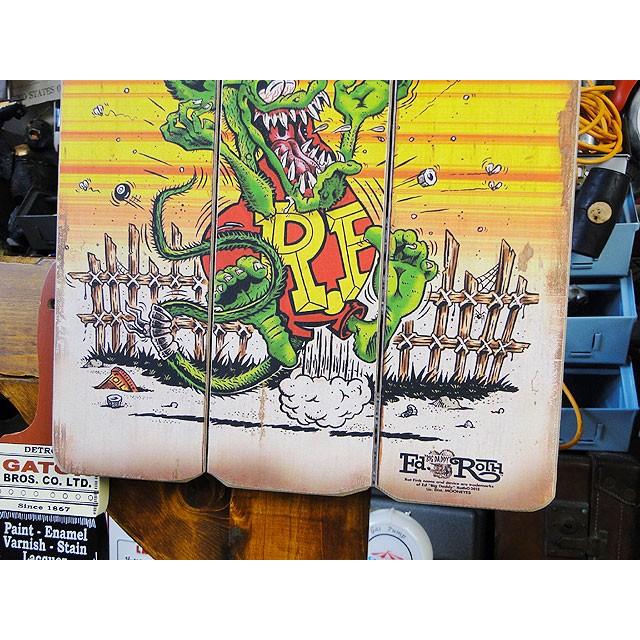 ガレージ雑貨 ラットフィンク サインボード アメリカン雑貨 壁掛け看板