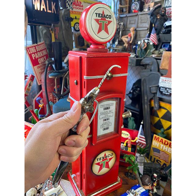 テキサコ ガスポンプ型キャビネット CDタワー □ アメリカン雑貨