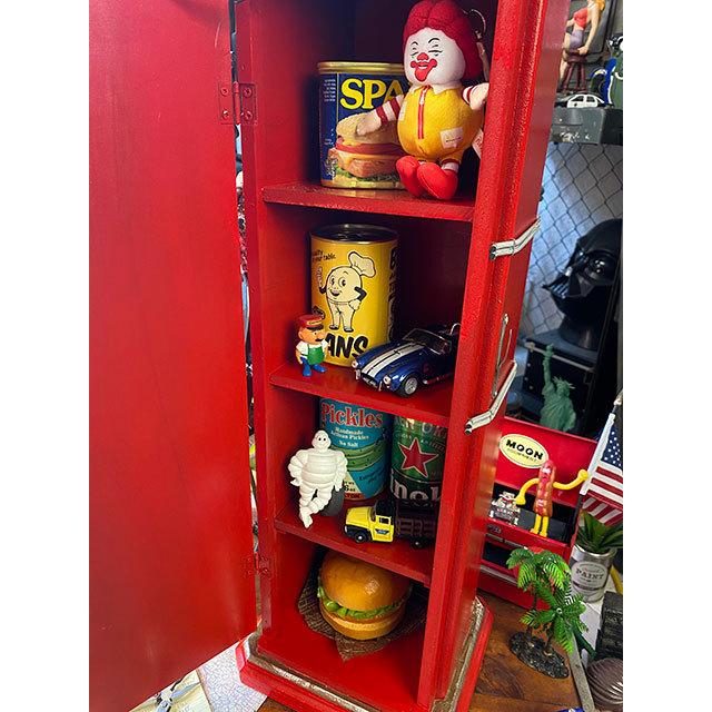 テキサコ ガスポンプ型キャビネット CDタワー □ アメリカン雑貨