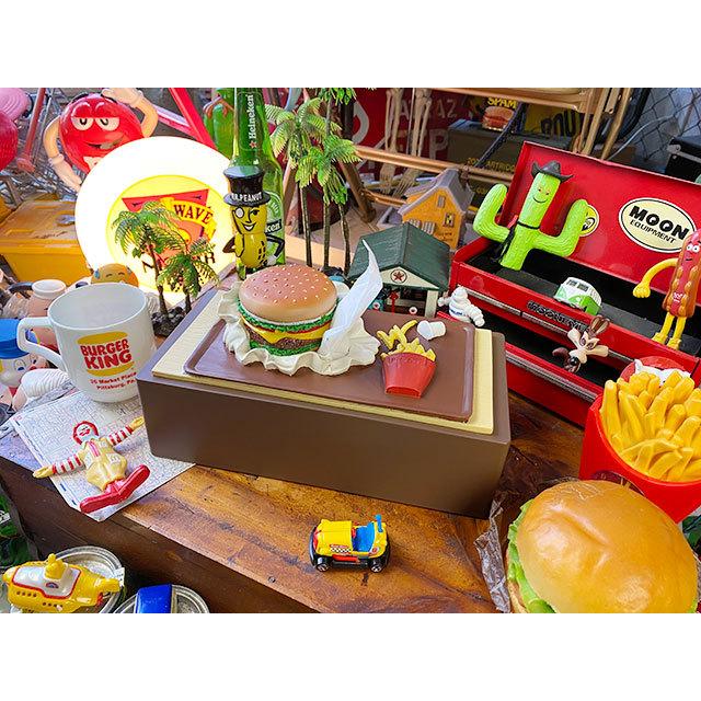 ハンバーガーティッシュケース □ アメリカン雑貨 アメリカ雑貨