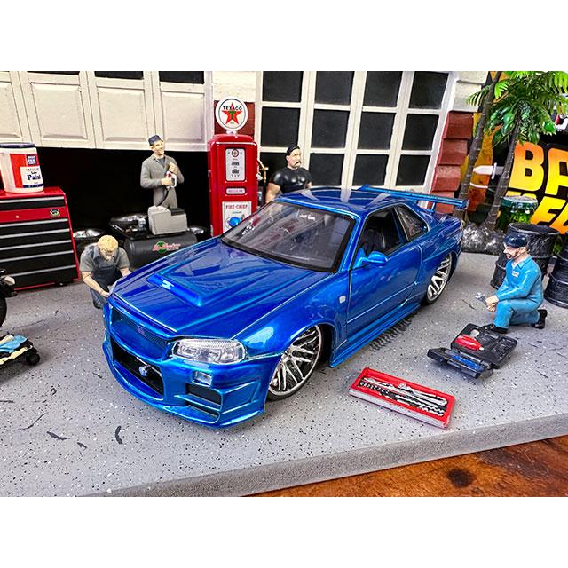 Jada 映画 ワイルドスピード ミニカー 1/24 （ブライアン/ニッサン