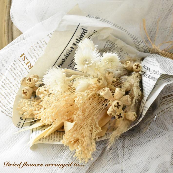 ドライフラワー 花束 ブーケ スワッグ アンティーク インテリア