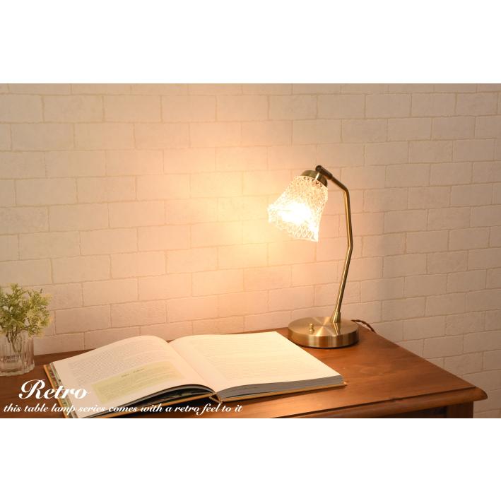 テーブルランプ アンティーク 北欧 おしゃれ led 間接照明 照明 ガラス