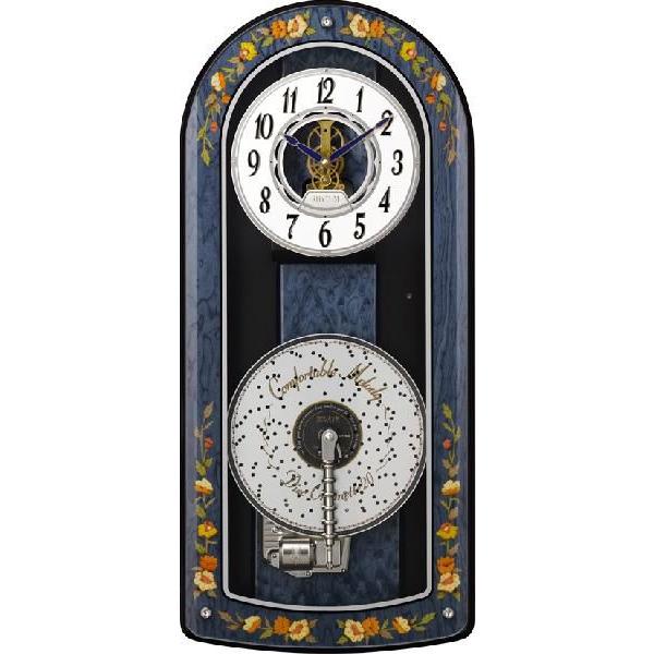 掛け時計 オルゴール 象嵌細工 プライムオルガニートA 4MH867RH04