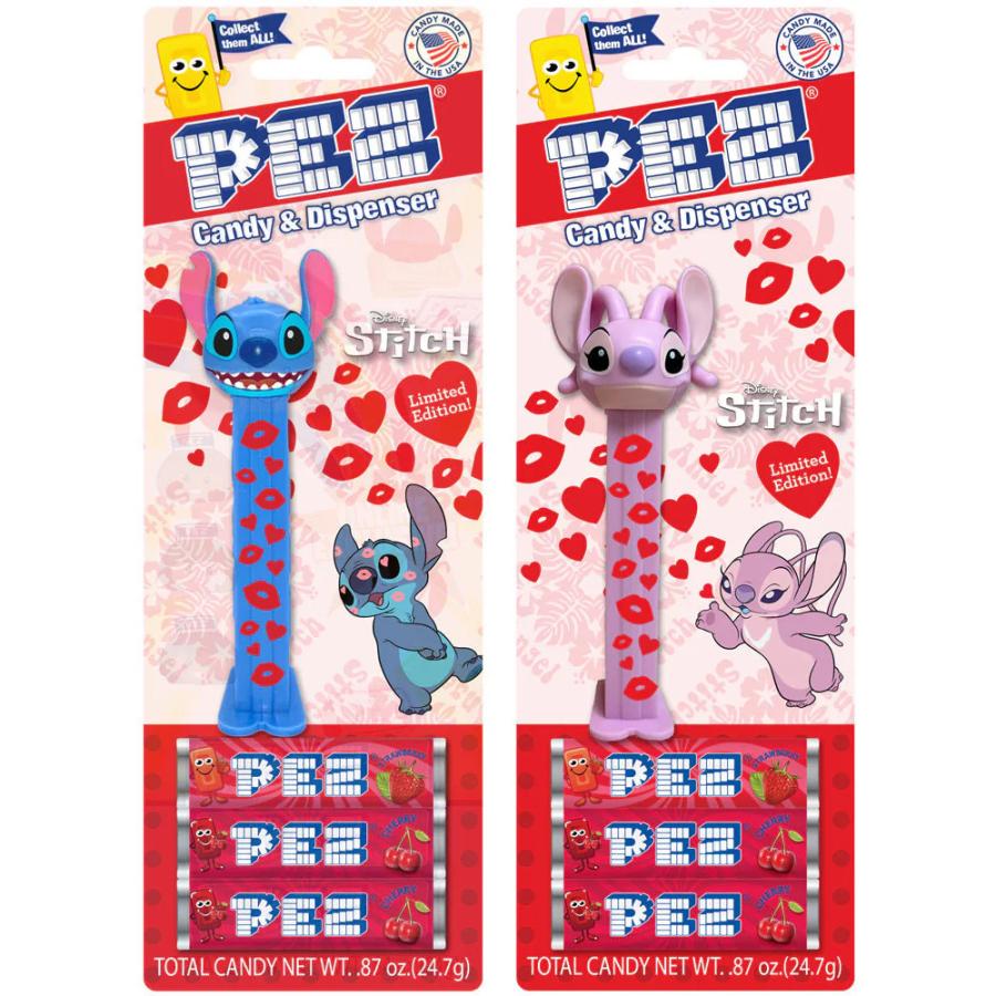 Disney（ディズニー） PEZ ペッツ スティッチ、バレンタインバージョン