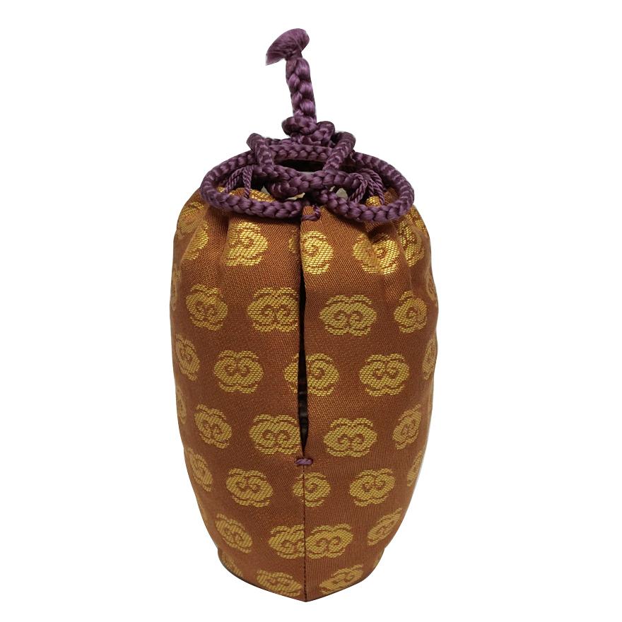 橋本喜楽造 大名物 銘 槍の鞘肩衝写 茶入 仕覆 茶道具 共箱 y-262