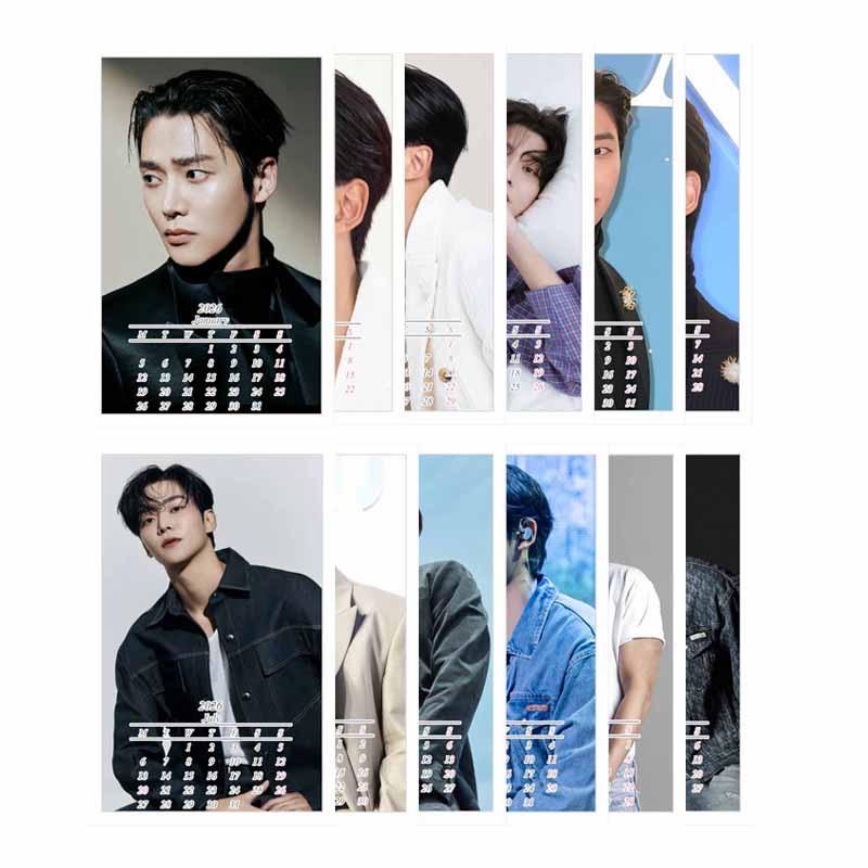 ロウン 2026 ラミネート トレカ カレンダー 12枚セット 韓流 グッズ