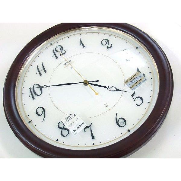 エンブレム 壁掛け時計 セイコー 電波 静音 電波時計 掛時計 クロック