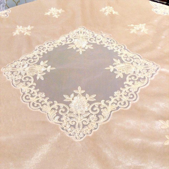 テーブルクロス 四角 スクエア 丸テーブル レース生地 レース