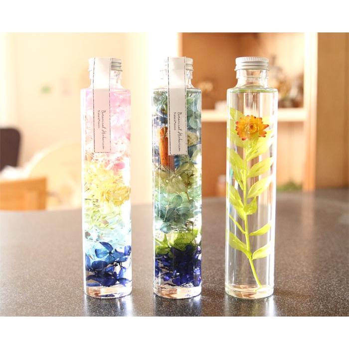 ハーバリウム 瓶 ガラス瓶 ボトル 容器 丸瓶 円柱 キット 植物標本