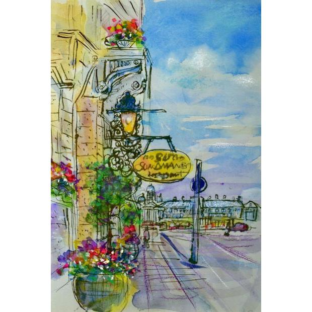 フィンランド 絵画 風景画 ヘルシンキ大聖堂 北欧 ジークレー 版画