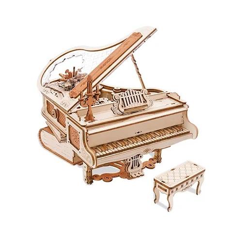 ROBOTIME 木製オルゴール マジックピアノ【AMK81】ROKR ウッドパズル