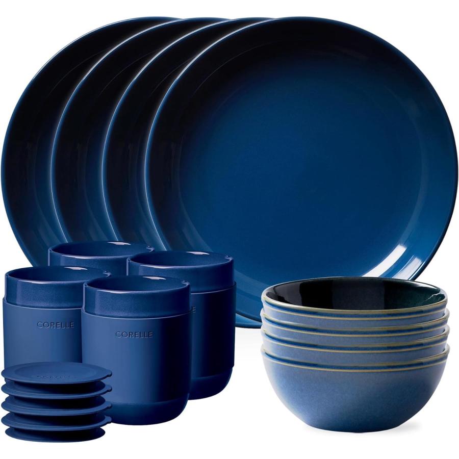 CORELLE（コレール） 食器16点セット 食器セット ネイビー ディナー