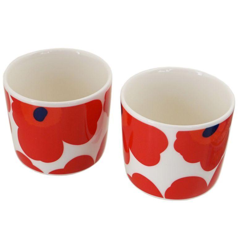 marimekko（マリメッコ） ラテマグ ペア コップ 2個セット Unikko
