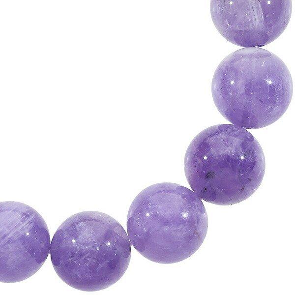 ラベンダーアメジスト 数珠 ブレスレッド 14mm 17〜19.5cm M〜LL 2月