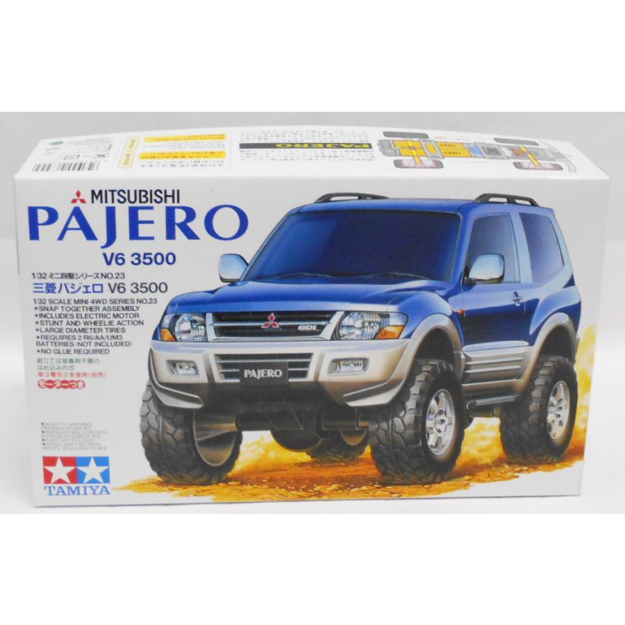 ミニ四駆 1／32 ミニ四駆シリーズNO.23 三菱パジェロ V6 3500 : 玩具と