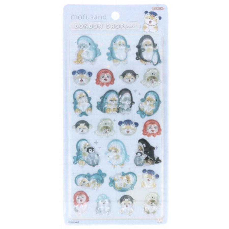 サンスター文具 mofusand モフサンド ボンボンドロップシール mofusand